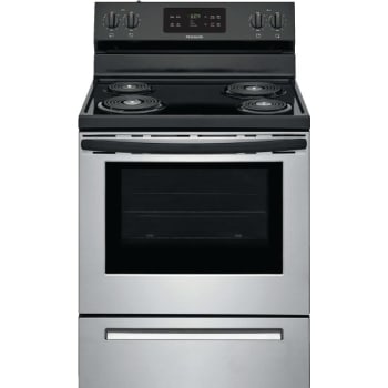 Frigidaire® 30" Electric, Coil Range w/ 5.3 Cu Ft, Stainless