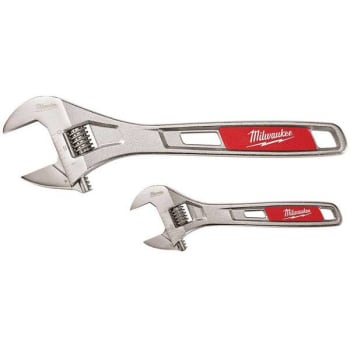 Image for Milwaukee 6 in. and 10 in. Adjustable Wrench Set from HD Supply
