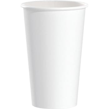 Image for Solo 16 Oz. White Poly Paper Hot Cup (1000-Case) from HD Supply