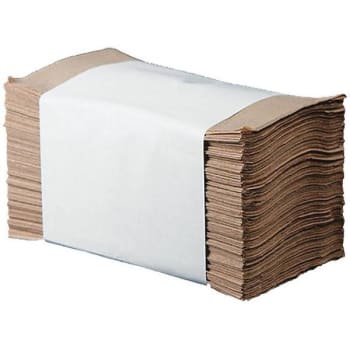 Optima 9.15 In. X 10.25 In. Natural Recycled Single-Fold 1-Ply Towel (16-Case)