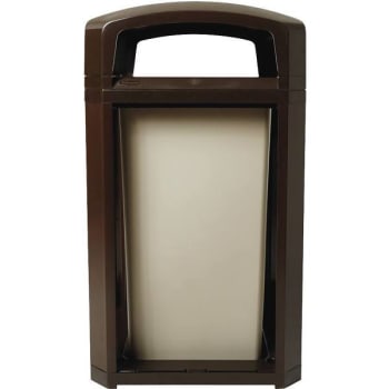 Image for Rubbermaid Commercial 50 Gal. Landmark Series Resin Trash Can (Sable) from HD Supply