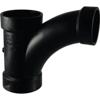 Image for Nibco 4 In. ABS DWV All Hub Long-Radius Sanitary Tee from HD Supply
