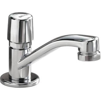 Image for Delta Single-Handle Metering Utility Faucet (Chrome) from HD Supply