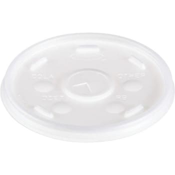 Image for Dart Straw Slotted Lid For 16-Series Cups Translucent W/ Identification (1000-Case) from HD Supply