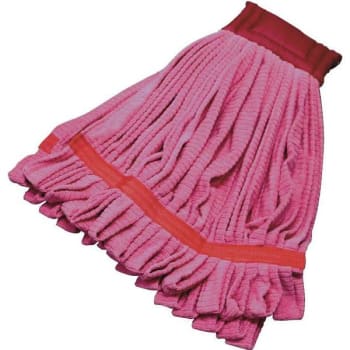 Image for Impact Products Red Microfiber String Mop Head W/ Medium Canvas Headband from HD Supply