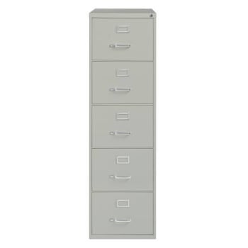 Image for Hirsh 26.5" Deep 5 Drawer Legal Width Commercial Vertical File Cabinet, Gray from HD Supply