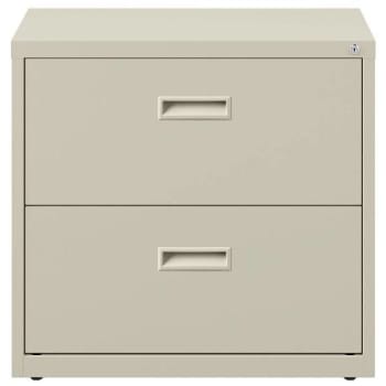 Image for Hirsh 30" Wide 2 Drawer Metal Lateral File Cabinet For Home And Office, Putty from HD Supply