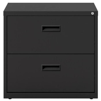 Image for Hirsh 30" Wide 2 Drawer Metal Lateral File Cabinet For Home And Office, Black from HD Supply