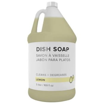 Image for Hotel Emporium Lemon 5l Dish Soap In Jug With Screw Cap Case Of 2 from HD Supply