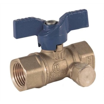 Image for Jomar FIP X FIP 1/2 In. Gas Ball Valve W/ Threaded Connection And Side Tap from HD Supply