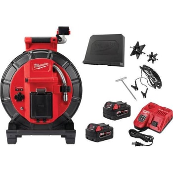 Image for Milwaukee M18 Li-Ion Cordless 120 Ft. Pipeline Inspection Reel Kit W/ Battery And Charger from HD Supply