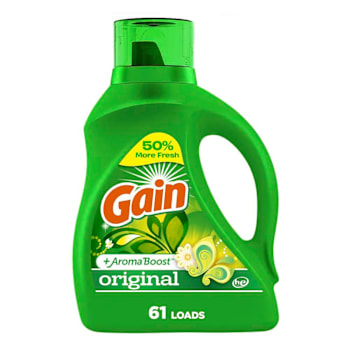 Image for Gain Plus Aromaboost Original Scent He Liquid Laundry Detergent, 88 Oz, Case Of 4 from HD Supply