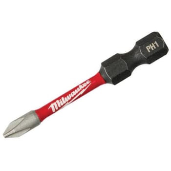 Image for Milwaukee Shockwave Impact Duty 2 In. Phillips #1 Alloy Steel Screw Driver Bit from HD Supply