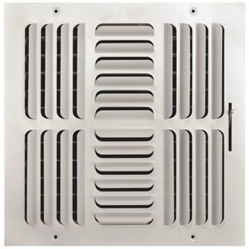 Image for Truaire 12 X 12 In. 4-Way Stamped Curved Blade Wall/ceiling Register from HD Supply