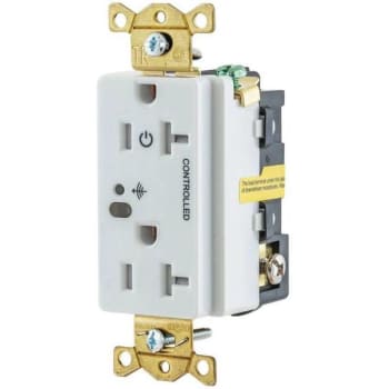 Image for Hubbell Wiring Logic Load Control Receptacle from HD Supply