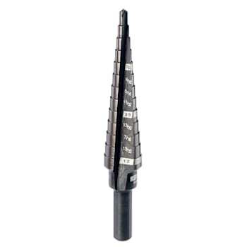 Image for Milwaukee 1/8 In. - 1/2 In. #1 Black Oxide Step Drill Bit from HD Supply