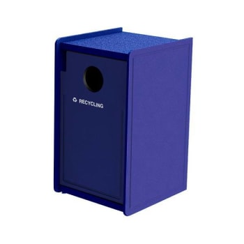 Image for Commercial Zone Earthcraft™ Single-Stream Recycle Side-Load Flat Top Routed 30 G from HD Supply