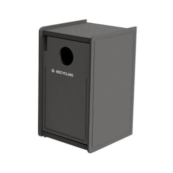 Commercial Zone Earthcraft™ Single-Stream Recycle Side Load Flat-Top Routed 30 G