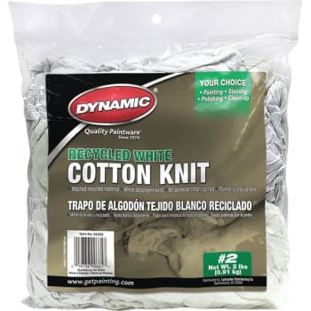 Image for Merit Pro Dynamic 2 Lb Bag Recycled White Cotton Knit Wiping Cloth, Case Of 18 from HD Supply