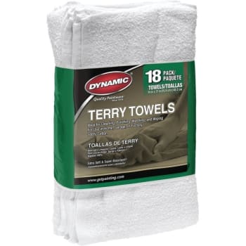 Image for Merit Pro Dynamic 00811 14" x 17" White Terry Towel, Case Of 18 from HD Supply