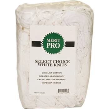 Merit Pro 01520 #5 4lb Block Choice White Knit Rag