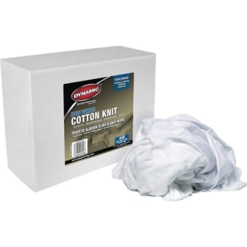 Image for Merit Pro Dynamic 99514 #5 4 Lb Box New White Cotton Knit Wiping Cloth from HD Supply