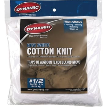 Image for Merit Pro Dynamic 99774 #1/2 8 Oz Bag New White Rag, Case Of 24 from HD Supply