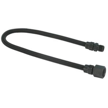 Image for Watts 24 In. Long X 3/8 In. Od X 1/4 In. Id Black Coated Stainless Steel Gas Connector from HD Supply