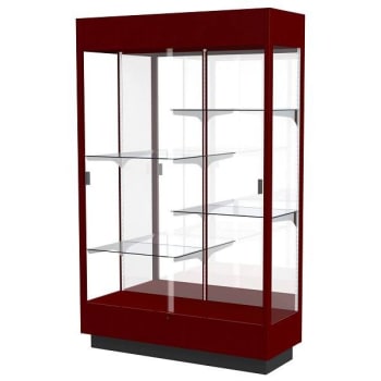 Image for Ghent Waddell Heritage Wood Display Case Cordovan Hardwood Finish from HD Supply