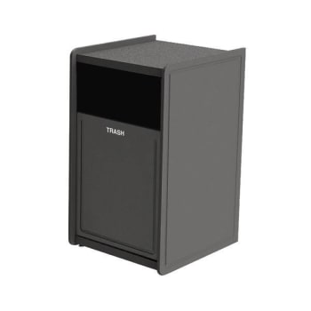 Image for Commercial Zone Earthcraft™ 30 Gal Single-Stream Trash Side-Load Flat-Top Routed from HD Supply