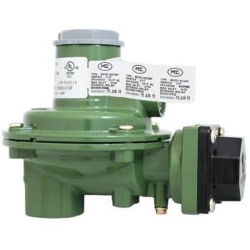 Image for Excela-Flo Mec 1/2 In. Fnpt X 11 In. Wc Backmount Outlet Compact 2nd Stage Regulator from HD Supply