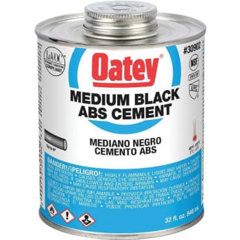 Oatey 32 Oz. Medium ABS Cement (Black)
