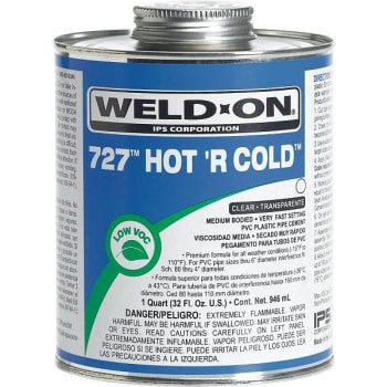 IPS Weld-On Cement PVC Hot or Cold Quart