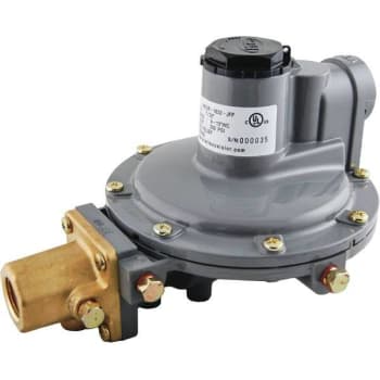 Excela-Flo Female Pol Inlet X 1/2 In. FNPT Outlet - 11 In. Wc Outlet Full Size Twin Stage Regulator
