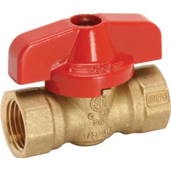 Image for Premier 3/4 in. IPS Tee Handle Gas Ball Valve from HD Supply