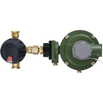 Mec 1/4 In. Inlet X 1/2 In. FNPT Outlet - 11 In. Wc Full Size Automatic Regulator