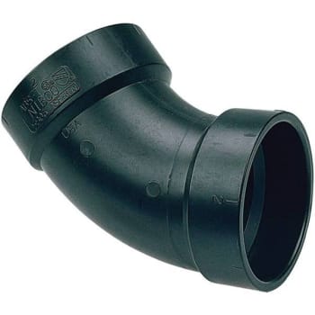 Image for Nibco 4 In. ABS DWV 45-Degree Hub X Hub Elbow from HD Supply