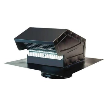 Image for Master Flow 4 In. Gooseneck Vent Roof Cap (Black) from HD Supply