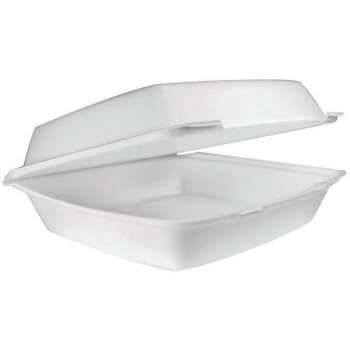 Image for Dart 9-3/8 In. X 9 In. X 3 In. Single Compartment Foam Container (200-Case) from HD Supply