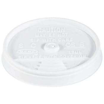 Image for Dart 12 Series White Sip Thru Lid (1000-Case) from HD Supply