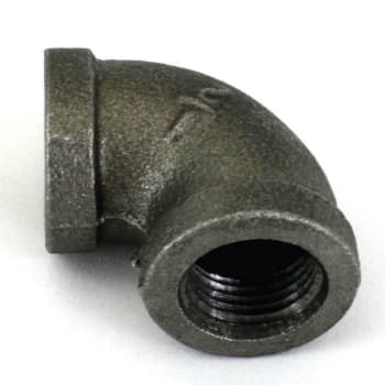 Image for 1/290 Degree Black  Iron Elbow from HD Supply