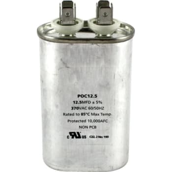 Image for 370 Volt 12.5 Mfd Oval Run Capacitor from HD Supply