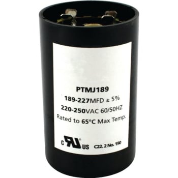 Image for 250 Volt 189-277 MFD Round Start Capacitor from HD Supply