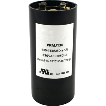 Image for 330 Volt 130-158 MFD Round Start Capacitor from HD Supply
