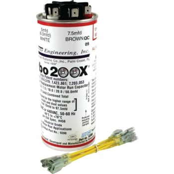 Image for 440 Volt 70-97.5 MFD Round Universal Replacement Capacitor from HD Supply