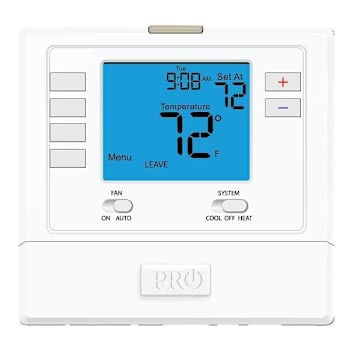 Image for Pro1 Programmable Thermostat 1ht 1cl 24volt Battery from HD Supply