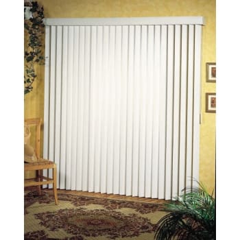 ACHIM White Patio Door Vertical Blinds 104 x 84", Case Of 2