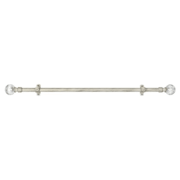 ACHIM Metallo Decorative Rod And Finial Ilana 48 To 86", Case Of 6
