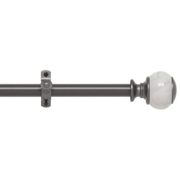 Achim Camino Decorative Rod And Finial Estate Grey 48 To 86", Case Of 6