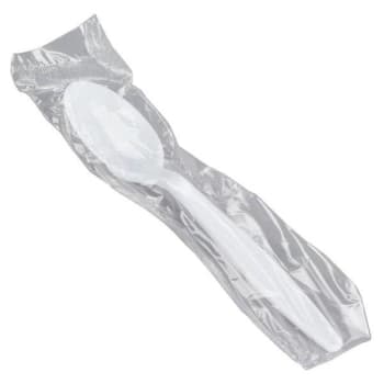Image for Prime Source Medium-Weight Wrapped White Teaspoon Case Of 1000 from HD Supply